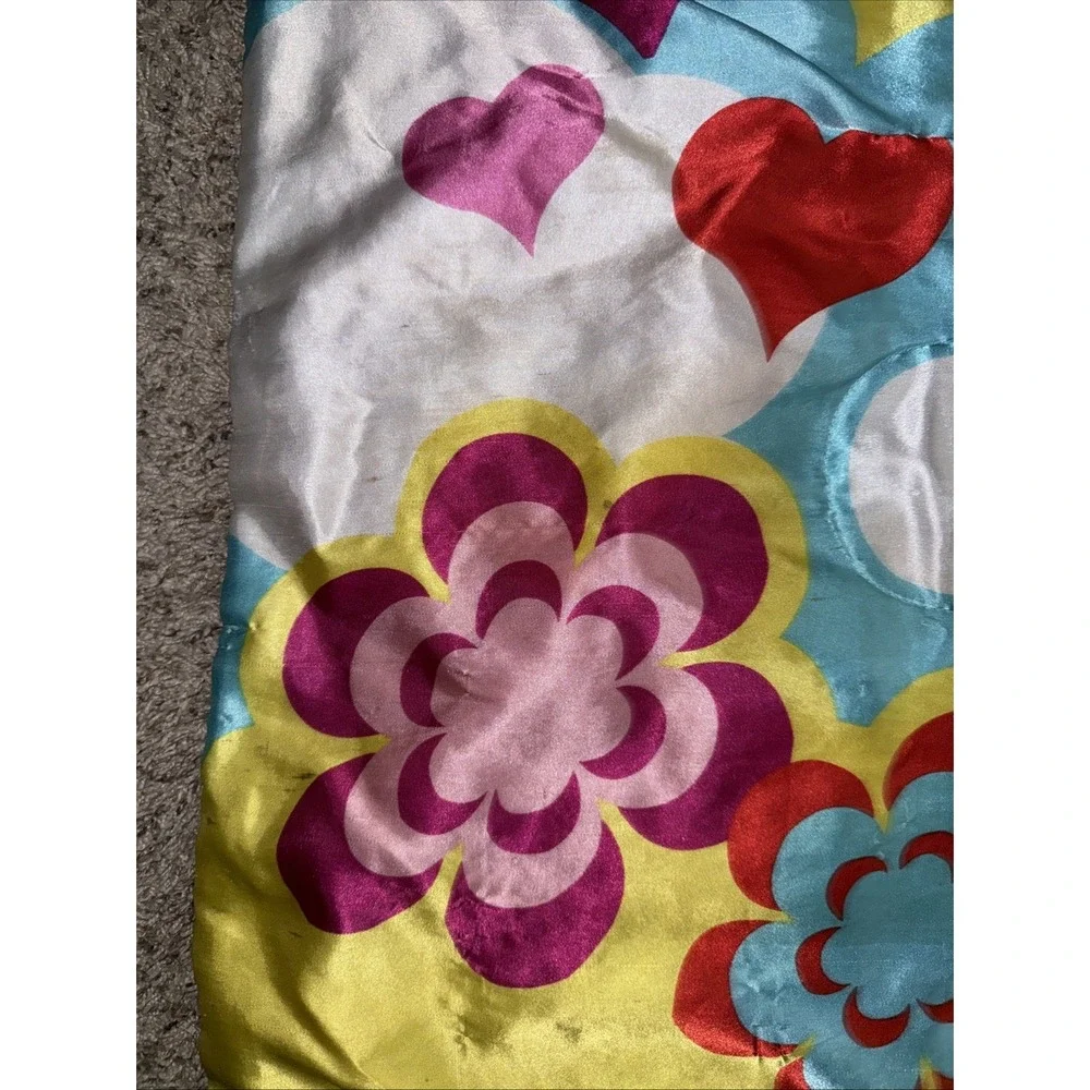Vintage Dora‎ The Explorer Satin Throw Blanket Multicolored Pink Back 50x40